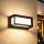 Brilagi - LED Outdoor Wall Light PARKER LED/12W/230V 3000/4500/6000K Black IP44