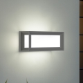 Brilagi - LED Outdoor Wall Light PARKER LED/12W/230V grey IP44