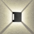 Brilagi - LED Outdoor Wall Light QUADRAY LED/4W/230V black IP65
