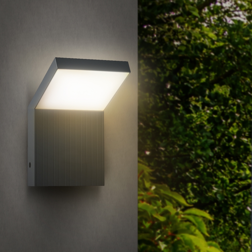 Brilagi - LED Outdoor Wall Light RIANO LED/8W/230V Anthracite IP65