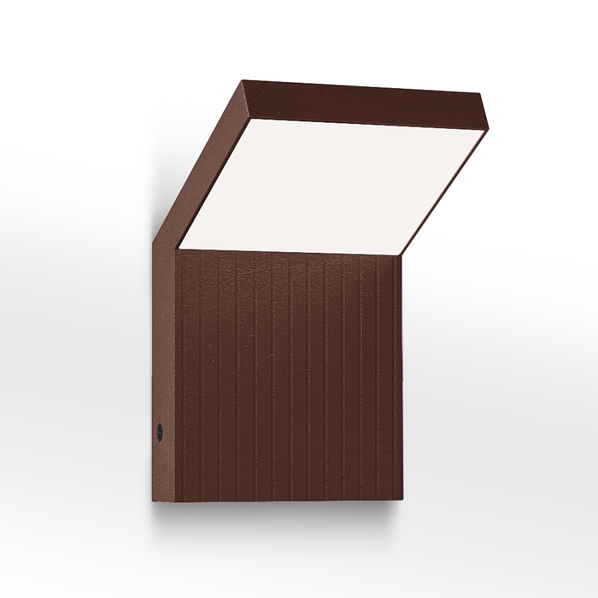 Brilagi - LED Outdoor Wall Light RIANO LED/8W/230V Brown IP65