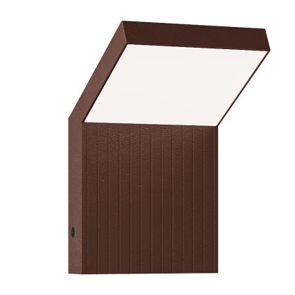 Brilagi - LED Outdoor Wall Light RIANO LED/8W/230V Brown IP65