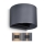 Brilagi - LED Outdoor wall light RONDO LED/6W/230V anthracite IP54