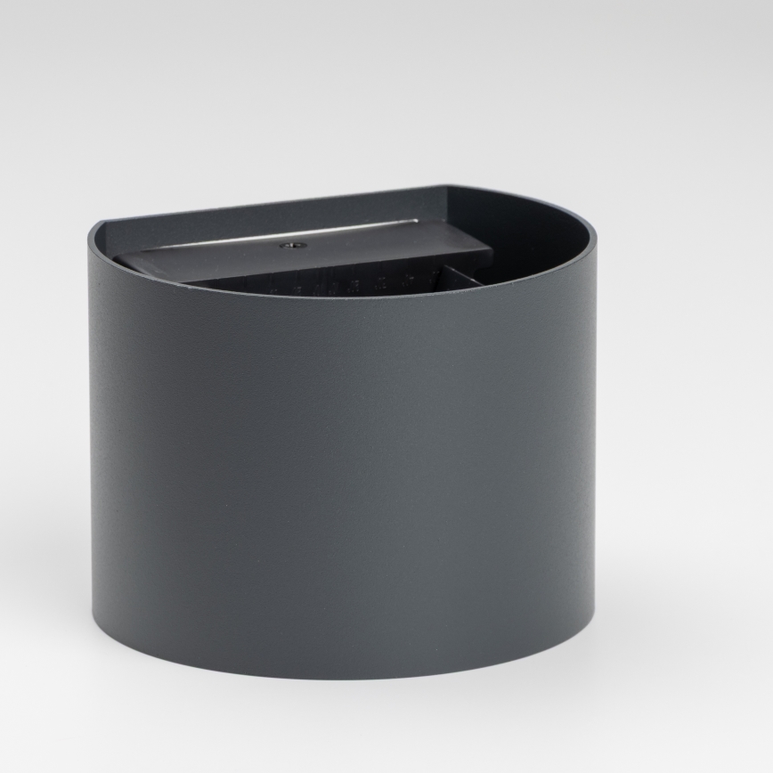 Brilagi - LED Outdoor wall light RONDO LED/6W/230V anthracite IP54