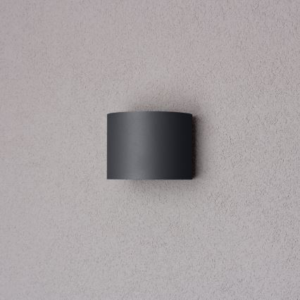 Brilagi - LED Outdoor wall light RONDO LED/6W/230V anthracite IP54