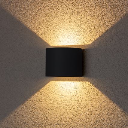 Brilagi - LED Outdoor wall light RONDO LED/6W/230V anthracite IP54