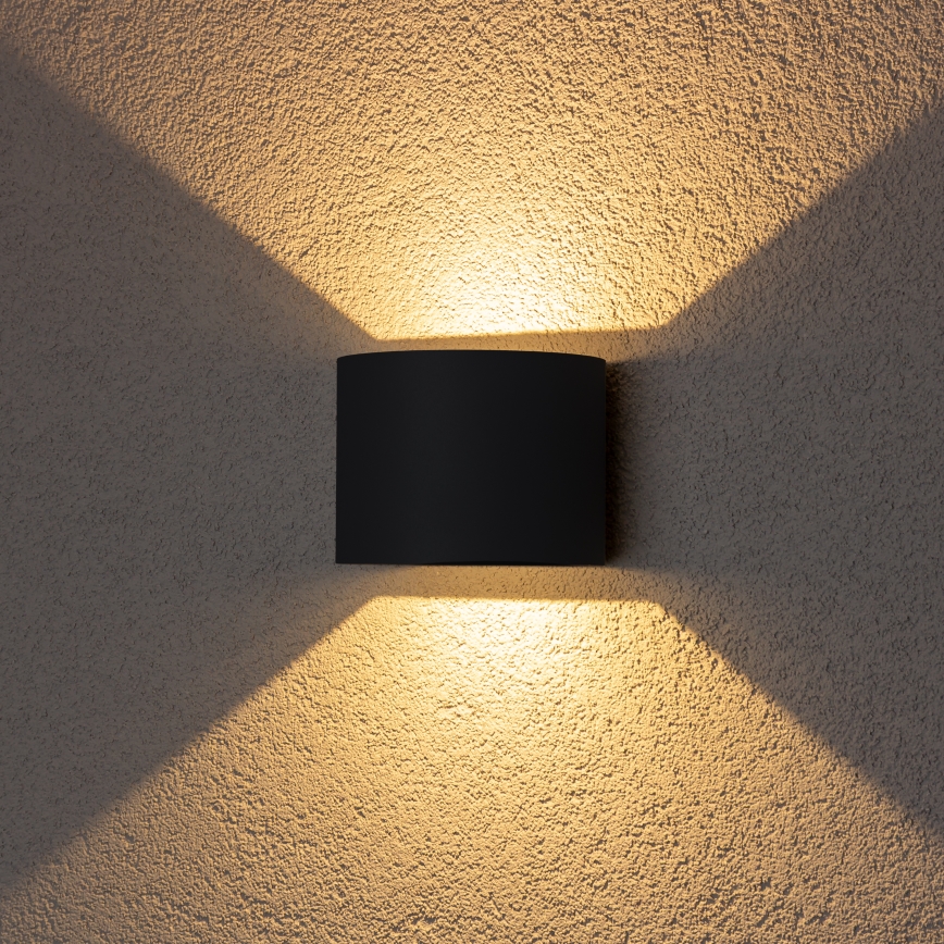 Brilagi - LED Outdoor wall light RONDO LED/6W/230V anthracite IP54