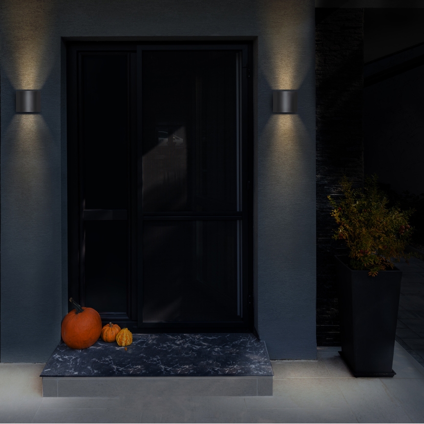 Brilagi - LED Outdoor wall light RONDO LED/6W/230V anthracite IP54