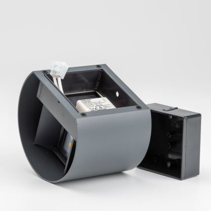 Brilagi - LED Outdoor wall light RONDO LED/6W/230V anthracite IP54