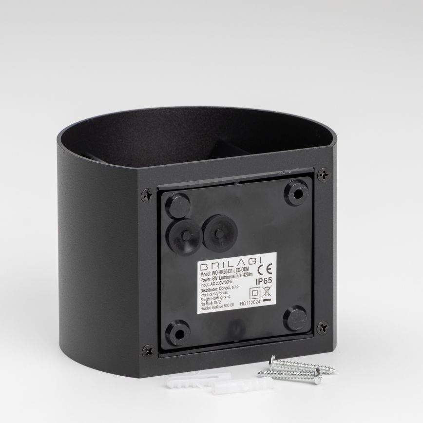 Brilagi - LED Outdoor wall light RONDO LED/6W/230V IP54
