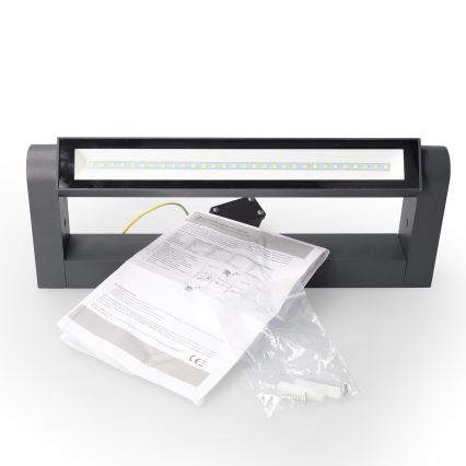 Brilagi - SALERNO LED Outdoor Wall Light LED/12W/230V 35,5 cm Anthracite IP65