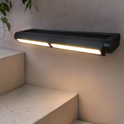 Brilagi - LED Outdoor Wall Light SALERNO LED/24W/230V 66 cm Black IP65