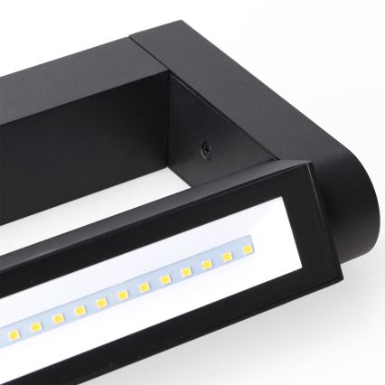 Brilagi - LED Outdoor Wall Light SALERNO LED/24W/230V 66 cm Black IP65