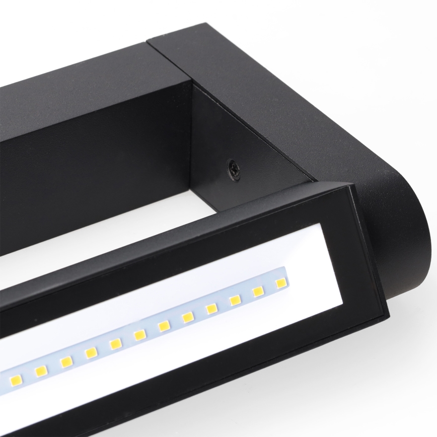 Brilagi - LED Outdoor Wall Light SALERNO LED/24W/230V 66 cm Black IP65