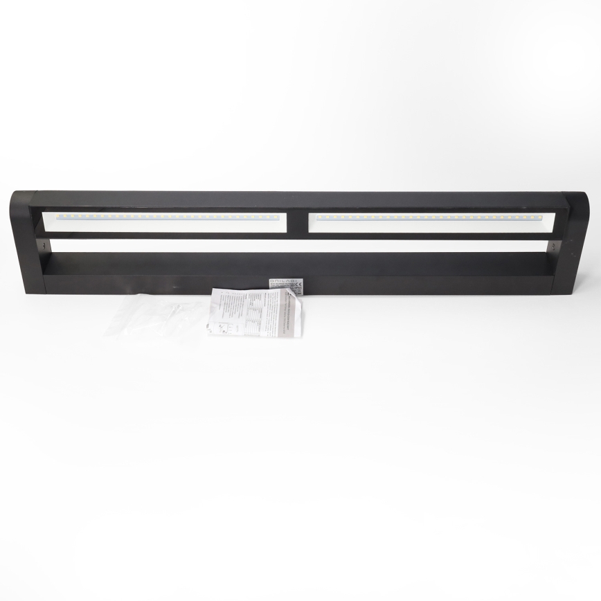 Brilagi - LED Outdoor Wall Light SALERNO LED/24W/230V 66 cm Black IP65
