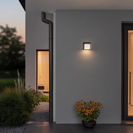 Brilagi - LED Outdoor wall light TERNI LED/12W/230V anthracite IP44