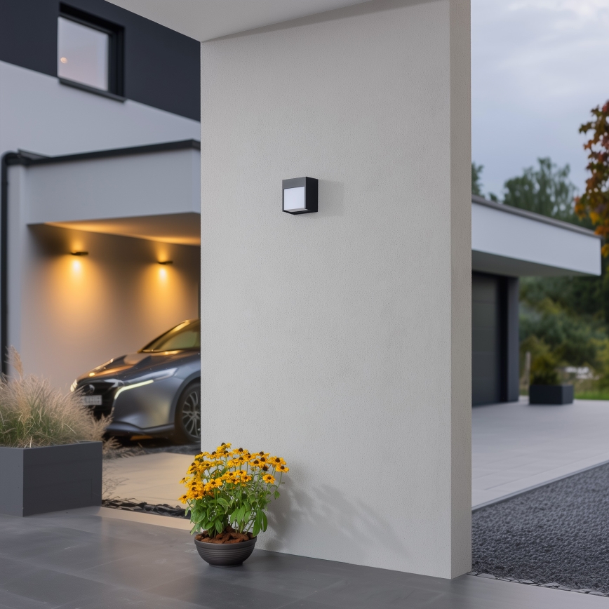 Brilagi - LED Outdoor wall light TERNI LED/12W/230V anthracite IP44