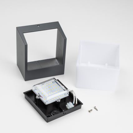 Brilagi - LED Outdoor wall light TERNI LED/12W/230V anthracite IP44