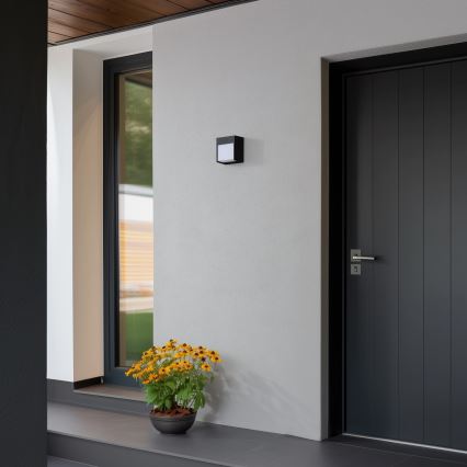 Brilagi - LED Outdoor wall light TERNI LED/12W/230V black IP44