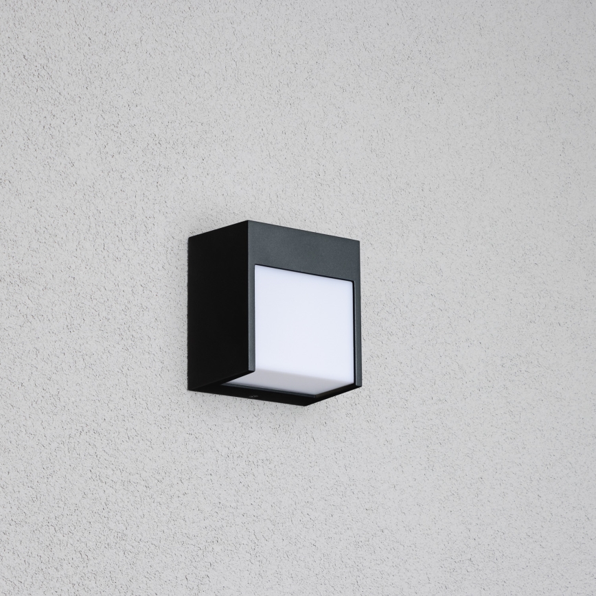 Brilagi - LED Outdoor wall light TERNI LED/12W/230V black IP44