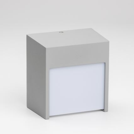 Brilagi - LED Outdoor wall light TERNI LED/12W/230V grey IP44