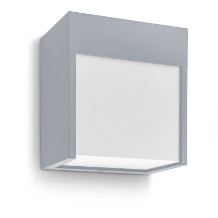 Brilagi - LED Outdoor wall light TERNI LED/12W/230V grey IP44