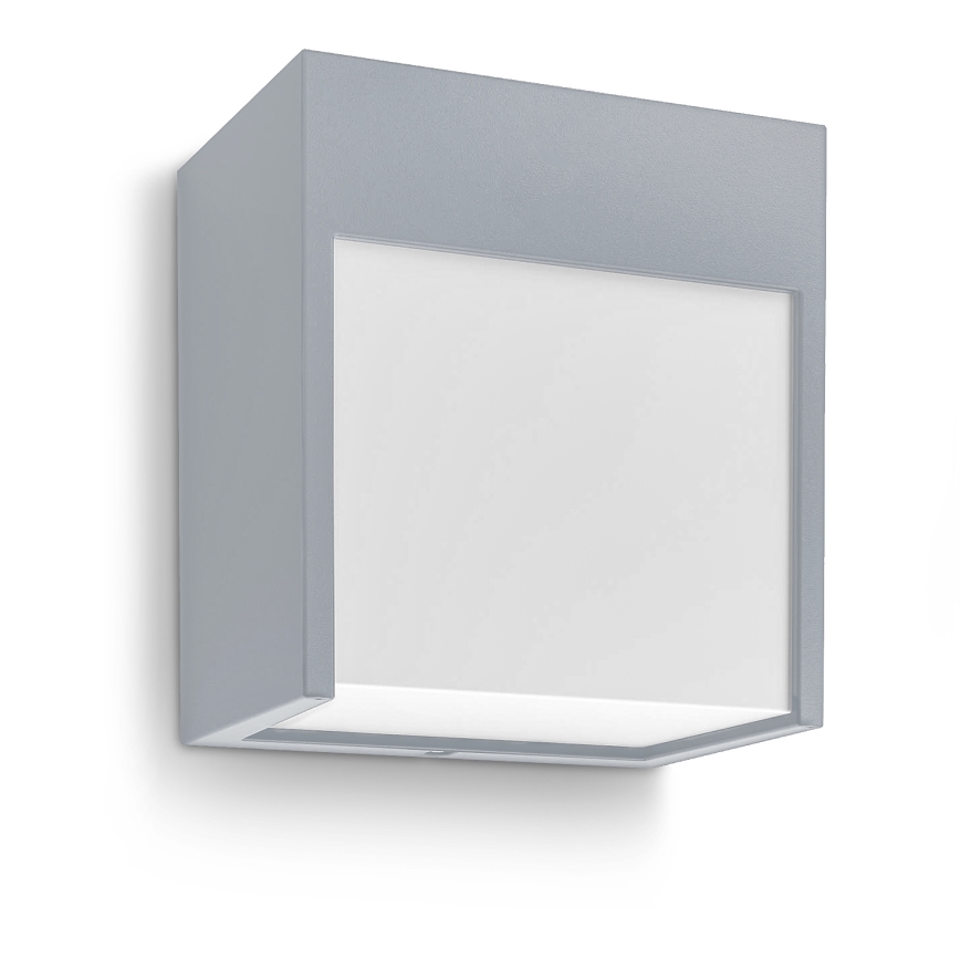 Brilagi - LED Outdoor wall light TERNI LED/12W/230V grey IP44