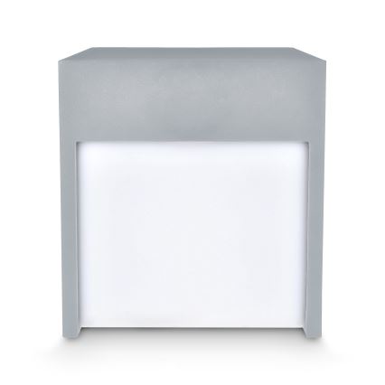 Brilagi - LED Outdoor wall light TERNI LED/12W/230V grey IP44