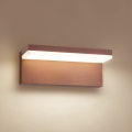 Brilagi - LED Outdoor Wall Light TESSI LED/10W/230V Brown IP54