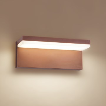 Brilagi - LED Outdoor Wall Light TESSI LED/10W/230V Brown IP54