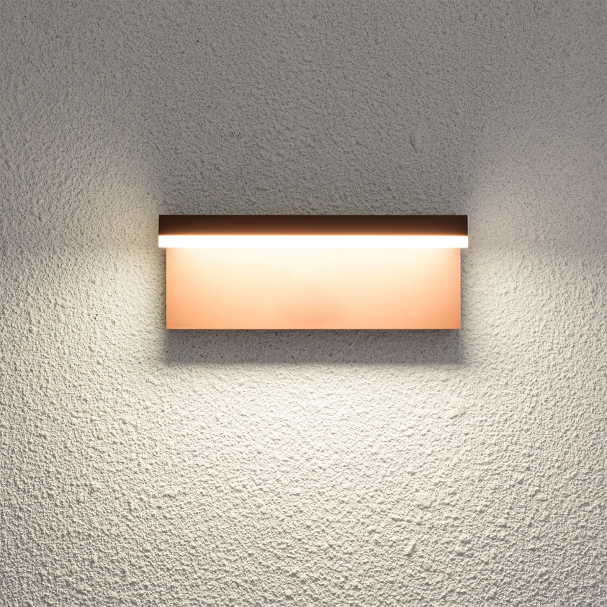 Brilagi - LED Outdoor Wall Light TESSI LED/10W/230V Brown IP54