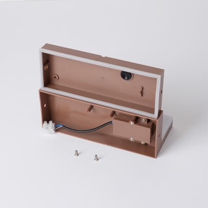 Brilagi - LED Outdoor Wall Light TESSI LED/10W/230V Brown IP54