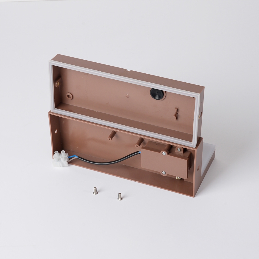 Brilagi - LED Outdoor Wall Light TESSI LED/10W/230V Brown IP54