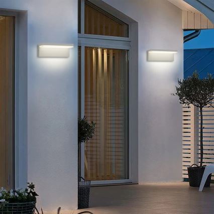 Brilagi - LED Outdoor Wall Light TESSI LED/10W/230V white IP54