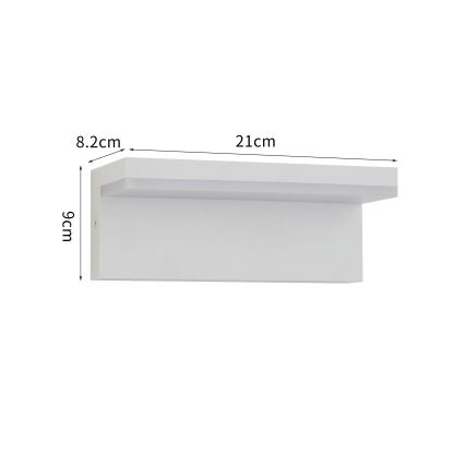 Brilagi - LED Outdoor Wall Light TESSI LED/10W/230V white IP54