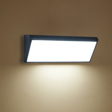 Brilagi - LED Outdoor Wall Light TRIANGLE LED/42W/230V 3000/4000/6500K black IP65