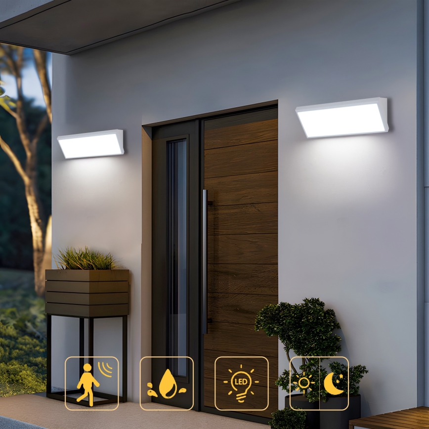 Brilagi - LED Outdoor Wall Light TRIANGLE LED/42W/230V 3000/4000/6500K white IP65