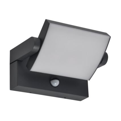 Brilagi - LED Outdoor wall light with a sensor ANKLE LED/18W/230V 3000K IP65 anthracite
