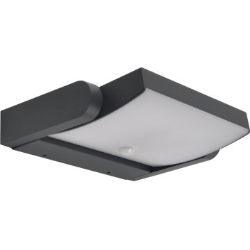 Brilagi - LED Outdoor wall light with a sensor ANKLE LED/18W/230V 4000K IP65 anthracite
