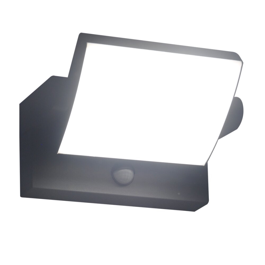 Brilagi - LED Outdoor wall light with a sensor ANKLE LED/18W/230V 4000K IP65 anthracite