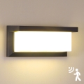 Brilagi - LED Outdoor wall light with a sensor BRICKY LED/12W/230V anthracite IP54