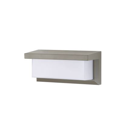 Brilagi - LED Outdoor wall light with a sensor BRICKY LED/12W/230V grey IP54