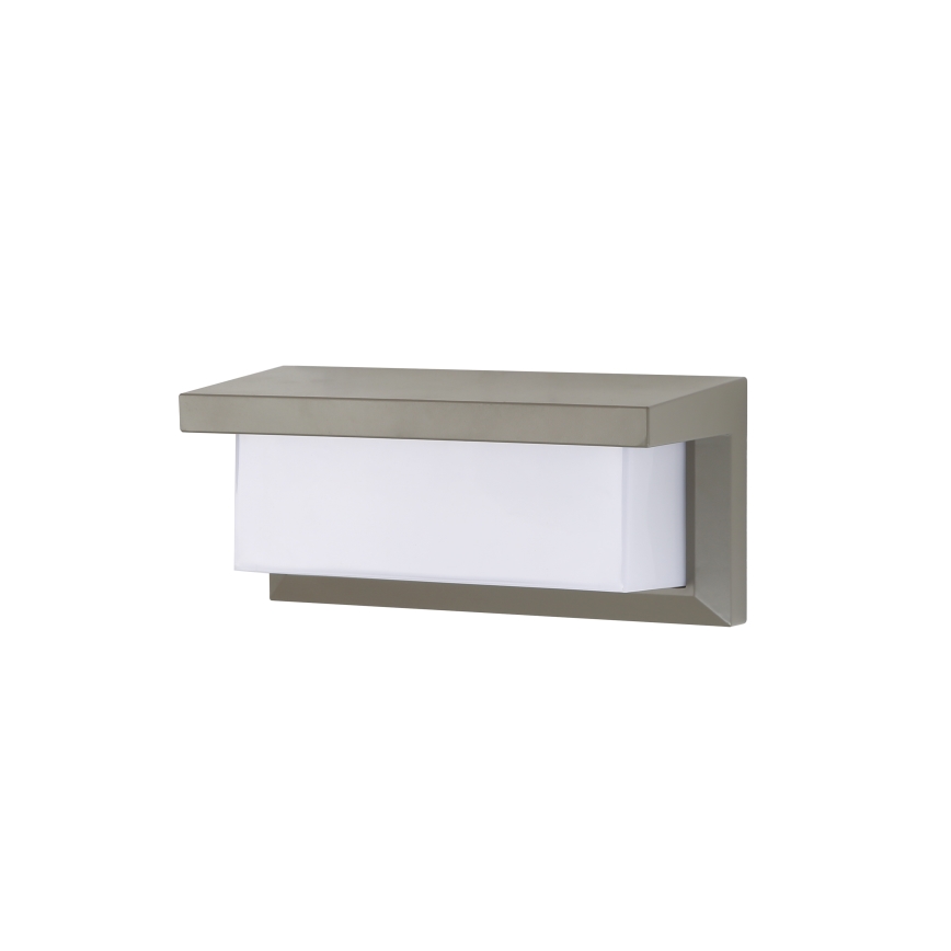 Brilagi - LED Outdoor wall light with a sensor BRICKY LED/12W/230V grey IP54