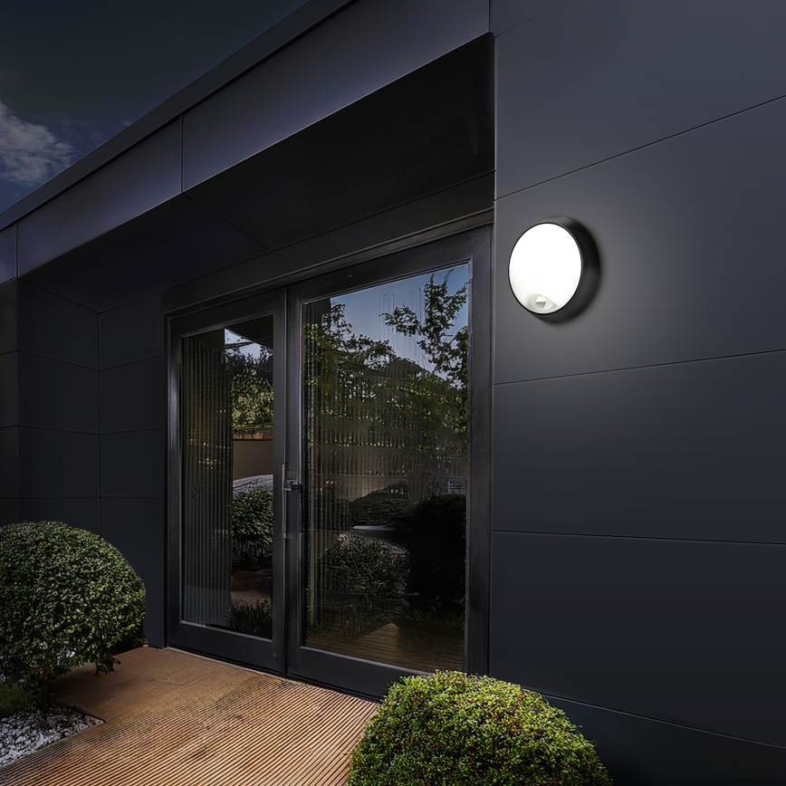 Brilagi - LED Outdoor wall light with a sensor 2in1 BULKHEAD LED/20W/230V IP65
