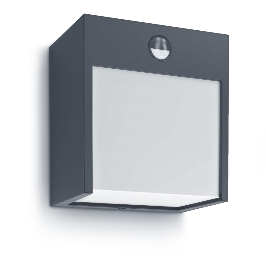 Brilagi - LED Outdoor wall light with a sensor TERNI LED/12W/230V anthracite IP44