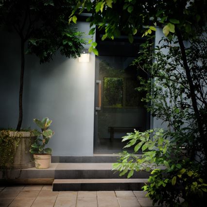 Brilagi - LED Outdoor wall light with a sensor TERNI LED/12W/230V anthracite IP44