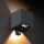 Brilagi - LED Outdoor wall light with sensor CUBE LED/6W/230V anthracite IP65