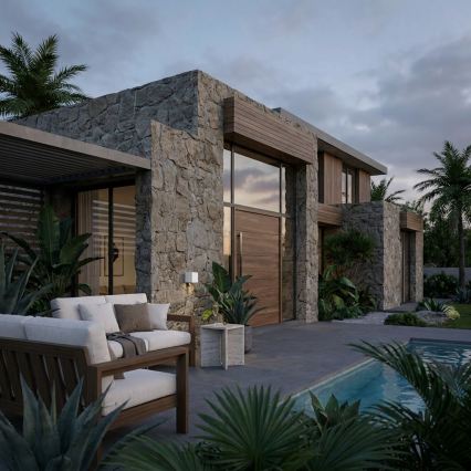Brilagi - LED Outdoor Wall Light with Sensor CUBE LED/6W/230V grey IP65