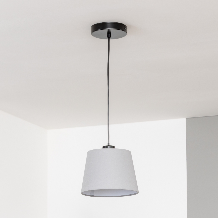 Brilagi - LED pendant lamp on cable CERIA 1xE27/40W/230V Ø 20.5 cm grey