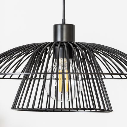 Brilagi - LED pendant lamp on cable CERIA WIRE 1xE27/40W/230V Ø 38 cm black